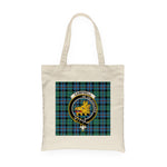 Canvas Tote Bags Royal Scottish Campbell Of Cawdor Ancient Clan Badge Tartan Plaid Tote Bag - Scotstee Shop