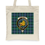 Canvas Tote Bags Royal Scottish Campbell Of Cawdor Ancient Clan Badge Tartan Plaid Tote Bag - Scotstee Shop