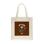 Canvas Tote Bags Royal Scottish Cheyne Clan Badge Tartan Plaid Tote Bag - Scotstee Shop
