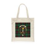 Canvas Tote Bags Royal Scottish Chisholm Hunting Ancient Clan Badge Tartan Plaid Tote Bag - Scotstee Shop