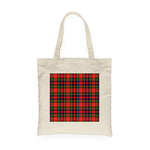 Canvas Tote Bags Royal Scottish Christie Clan Badge Tartan Plaid Tote Bag - Scotstee Shop