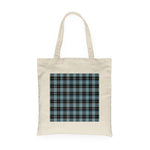 Canvas Tote Bags Royal Scottish Clark Ancient Clan Badge Tartan Plaid Tote Bag - Scotstee Shop