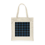 Canvas Tote Bags Royal Scottish Clergy Blue Clan Badge Tartan Plaid Tote Bag - Scotstee Shop