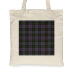 Canvas Tote Bags Royal Scottish Clergy Green Clan Badge Tartan Plaid Tote Bag - Scotstee Shop