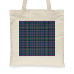 Canvas Tote Bags Royal Scottish Cooper Ancient Clan Badge Tartan Plaid Tote Bag - Scotstee Shop