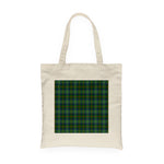 Canvas Tote Bags Royal Scottish Cranston Modern Clan Badge Tartan Plaid Tote Bag - Scotstee Shop