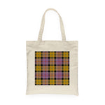 Canvas Tote Bags Royal Scottish Culloden Ancient Clan Badge Tartan Plaid Tote Bag - Scotstee Shop