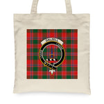 Canvas Tote Bags Royal Scottish Dalzell Clan Badge Tartan Plaid Tote Bag - Scotstee Shop