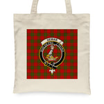 Canvas Tote Bags Royal Scottish Dewar Clan Badge Tartan Plaid Tote Bag - Scotstee Shop