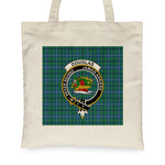 Canvas Tote Bags Royal Scottish Douglas Ancient Clan Badge Tartan Plaid Tote Bag - Scotstee Shop