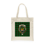 Canvas Tote Bags Royal Scottish Douglas Black Clan Badge Tartan Plaid Tote Bag - Scotstee Shop