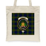 Canvas Tote Bags Royal Scottish Dundas Clan Badge Tartan Plaid Tote Bag - Scotstee Shop