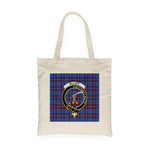 Canvas Tote Bags Royal Scottish Elliot Clan Badge Tartan Plaid Tote Bag - Scotstee Shop