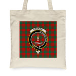 Canvas Tote Bags Royal Scottish Erskine Clan Badge Tartan Plaid Tote Bag - Scotstee Shop