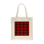 Canvas Tote Bags Royal Scottish Ettrick District Clan Badge Tartan Plaid Tote Bag - Scotstee Shop