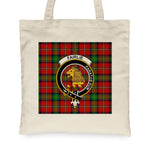 Canvas Tote Bags Royal Scottish Fairlie Clan Badge Tartan Plaid Tote Bag - Scotstee Shop