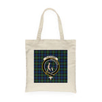 Canvas Tote Bags Royal Scottish Fletcher Ancient Clan Badge Tartan Plaid Tote Bag - Scotstee Shop
