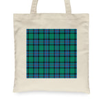 Canvas Tote Bags Royal Scottish Flower Of Scotland Clan Badge Tartan Plaid Tote Bag - Scotstee Shop