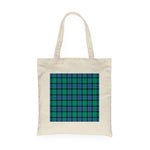 Canvas Tote Bags Royal Scottish Flower Of Scotland Clan Badge Tartan Plaid Tote Bag - Scotstee Shop