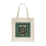 Canvas Tote Bags Royal Scottish Forbes Dress Clan Badge Tartan Plaid Tote Bag - Scotstee Shop