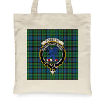 Canvas Tote Bags Royal Scottish Forsyth Ancient Clan Badge Tartan Plaid Tote Bag - Scotstee Shop
