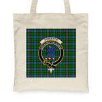Canvas Tote Bags Royal Scottish Forsyth Clan Badge Tartan Plaid Tote Bag - Scotstee Shop