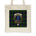 Canvas Tote Bags Royal Scottish Forsyth Clan Badge Tartan Plaid Tote Bag - Scotstee Shop