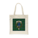 Canvas Tote Bags Royal Scottish Forsyth Clan Badge Tartan Plaid Tote Bag - Scotstee Shop