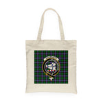 Canvas Tote Bags Royal Scottish Galbraith Clan Badge Tartan Plaid Tote Bag - Scotstee Shop