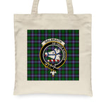 Canvas Tote Bags Royal Scottish Galbraith Clan Badge Tartan Plaid Tote Bag - Scotstee Shop