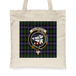 Canvas Tote Bags Royal Scottish Galbraith Modern Clan Badge Tartan Plaid Tote Bag - Scotstee Shop