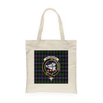 Canvas Tote Bags Royal Scottish Galbraith Modern Clan Badge Tartan Plaid Tote Bag - Scotstee Shop