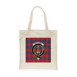 Canvas Tote Bags Royal Scottish Galloway Clan Badge Tartan Plaid Tote Bag - Scotstee Shop