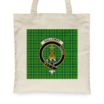 Canvas Tote Bags Royal Scottish Galloway Hunting Clan Badge Tartan Plaid Tote Bag - Scotstee Shop