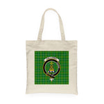 Canvas Tote Bags Royal Scottish Galloway Hunting Clan Badge Tartan Plaid Tote Bag - Scotstee Shop
