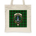 Canvas Tote Bags Royal Scottish Ged Clan Badge Tartan Plaid Tote Bag - Scotstee Shop