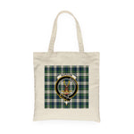 Canvas Tote Bags Royal Scottish Gordon Dress Ancient Clan Badge Tartan Plaid Tote Bag - Scotstee Shop