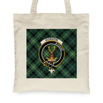 Canvas Tote Bags Royal Scottish Gordon Fabric Clan Badge Tartan Plaid Tote Bag - Scotstee Shop