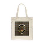Canvas Tote Bags Royal Scottish Gordon Weathered Clan Badge Tartan Plaid Tote Bag - Scotstee Shop
