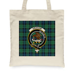 Canvas Tote Bags Royal Scottish Graham Of Menteith Ancient Clan Badge Tartan Plaid Tote Bag - Scotstee Shop