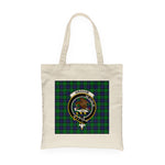 Canvas Tote Bags Royal Scottish Graham Of Menteith Clan Badge Tartan Plaid Tote Bag - Scotstee Shop