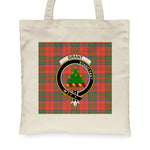 Canvas Tote Bags Royal Scottish Grant Ancient Clan Badge Tartan Plaid Tote Bag - Scotstee Shop