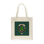 Canvas Tote Bags Royal Scottish Grant Hunting Clan Badge Tartan Plaid Tote Bag - Scotstee Shop