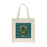 Canvas Tote Bags Royal Scottish Hamilton Hunting Ancient Clan Badge Tartan Plaid Tote Bag - Scotstee Shop