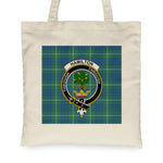 Canvas Tote Bags Royal Scottish Hamilton Hunting Ancient Clan Badge Tartan Plaid Tote Bag - Scotstee Shop