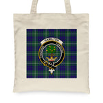 Canvas Tote Bags Royal Scottish Hamilton Hunting Modern Clan Badge Tartan Plaid Tote Bag - Scotstee Shop
