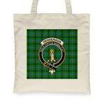 Canvas Tote Bags Royal Scottish Henderson Clan Badge Tartan Plaid Tote Bag - Scotstee Shop