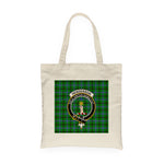 Canvas Tote Bags Royal Scottish Henderson Clan Badge Tartan Plaid Tote Bag - Scotstee Shop