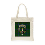 Canvas Tote Bags Royal Scottish Henderson Modern Clan Badge Tartan Plaid Tote Bag - Scotstee Shop