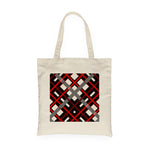 Canvas Tote Bags Royal Scottish Home Clan Badge Tartan Plaid Tote Bag - Scotstee Shop